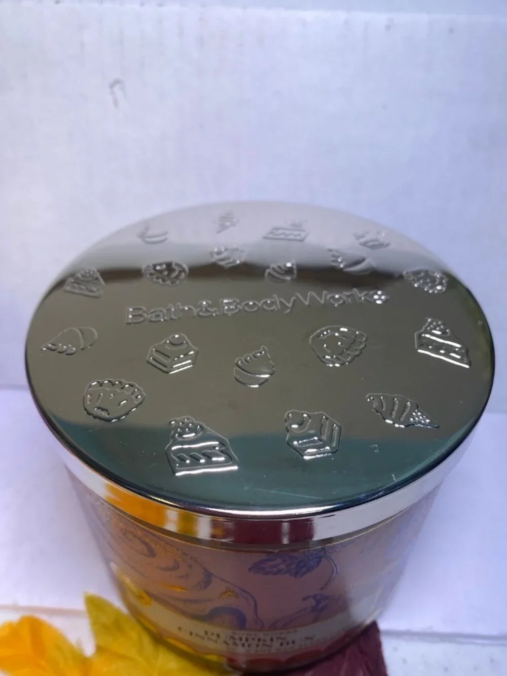 “Pumpkin Cinnamon Bun” & “Radiant Red Maple” BBW  3 Wick Candles- NOT NEW